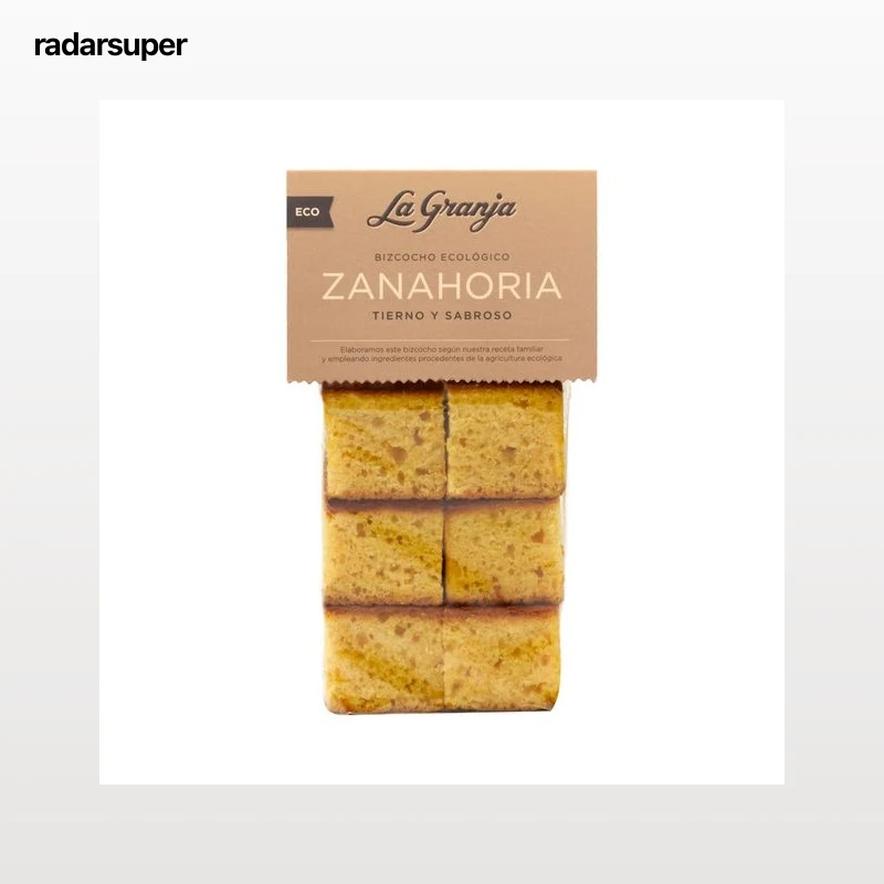 LA GRANJA Bizcocho ecológico de zanahoria 300 g.