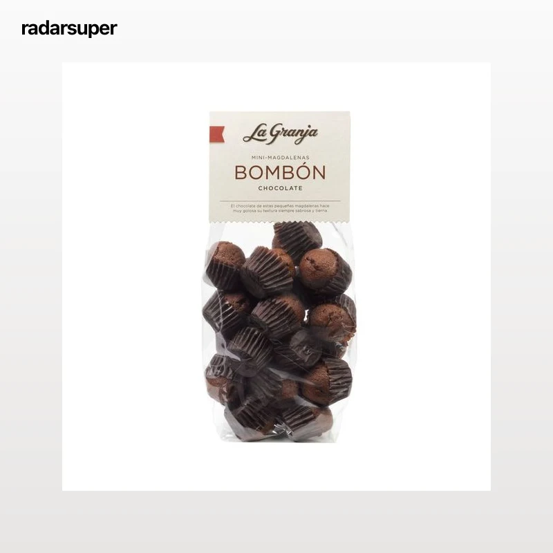 LA GRANJA Mini magdalenas bombón choco 200 g.