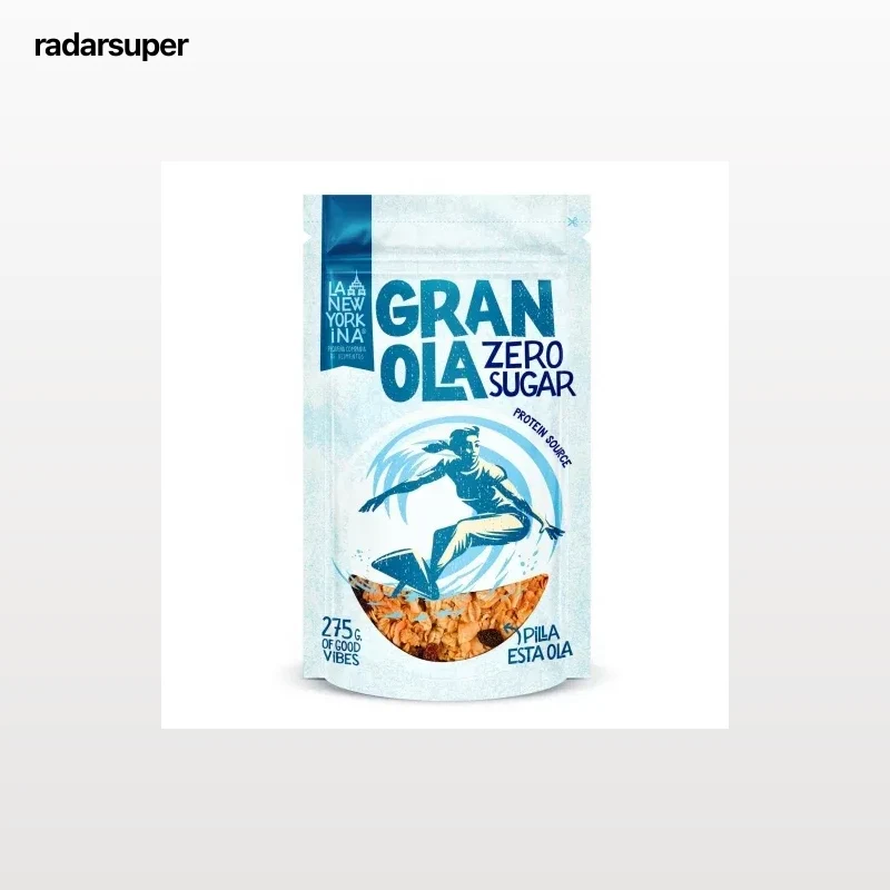 Granola born 2 run La Newyorkina cero azúcar añadido 275 g.