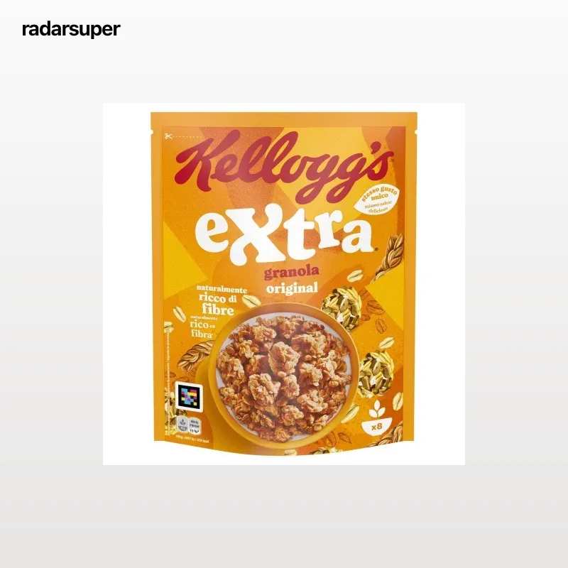 Granola con cereales integrales sabor original Extra Kellogg's 375 g.