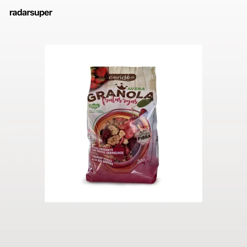 Granola de cereales con frutos rojos Ceerides 320 g.