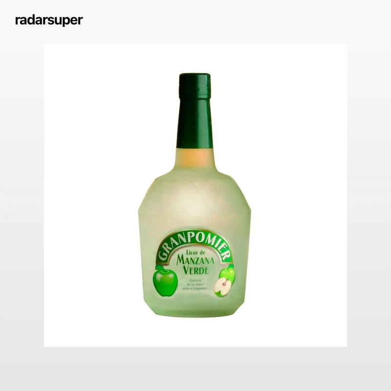 GRANPOMIER Licor de manzana verde GRANPOMIER botella de 70 cl.