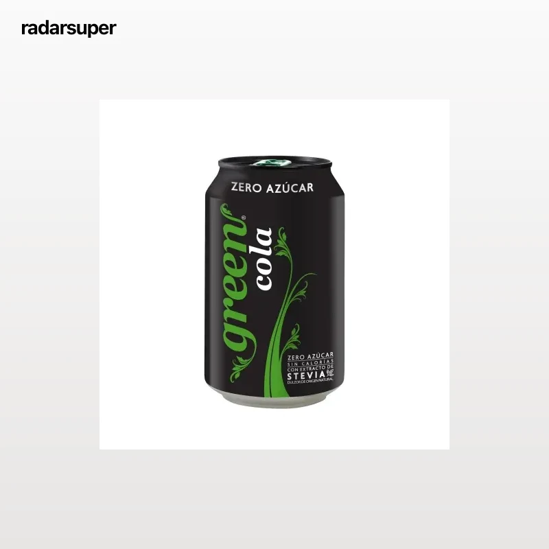 Green Cola zero azúcar lata 33 cl.