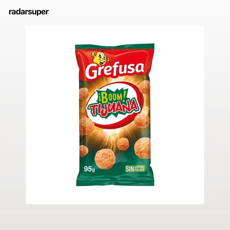 GREFUSA Snack de maíz sabor Tijuana, bolsa 85 g.