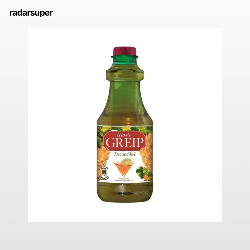 GREIP Mosto sin alcohol tradicional de uva blanco botella 1 l.
