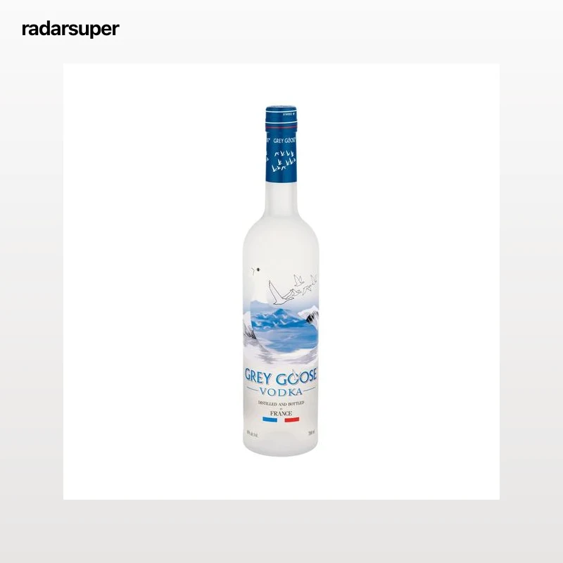 GREY GOOSE Vodka blanco premium destilado y embotellado en Francia botella 70 cl.