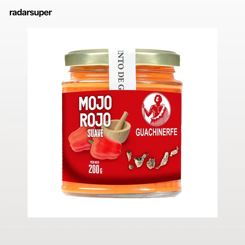 GUACHINERFE Mojo rojo suave 200 g.