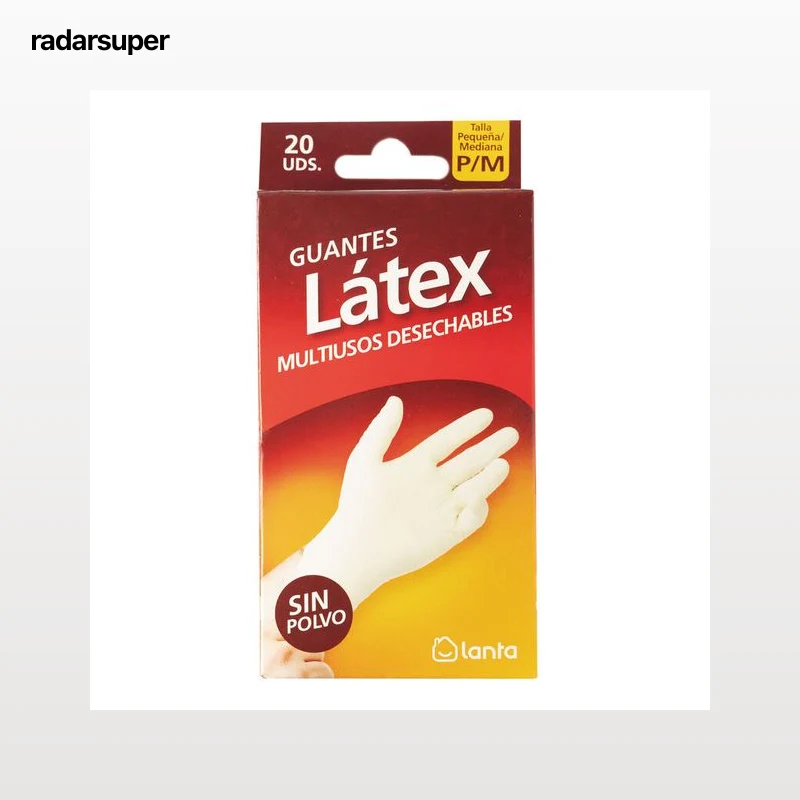 Guantes De Latex Lanta 20U T-P/M