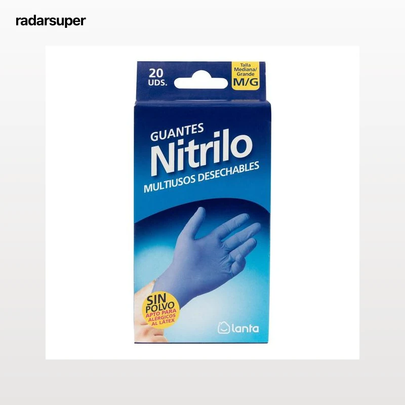 Guantes de nitrilo Lanta 20 unidades Talla M/G