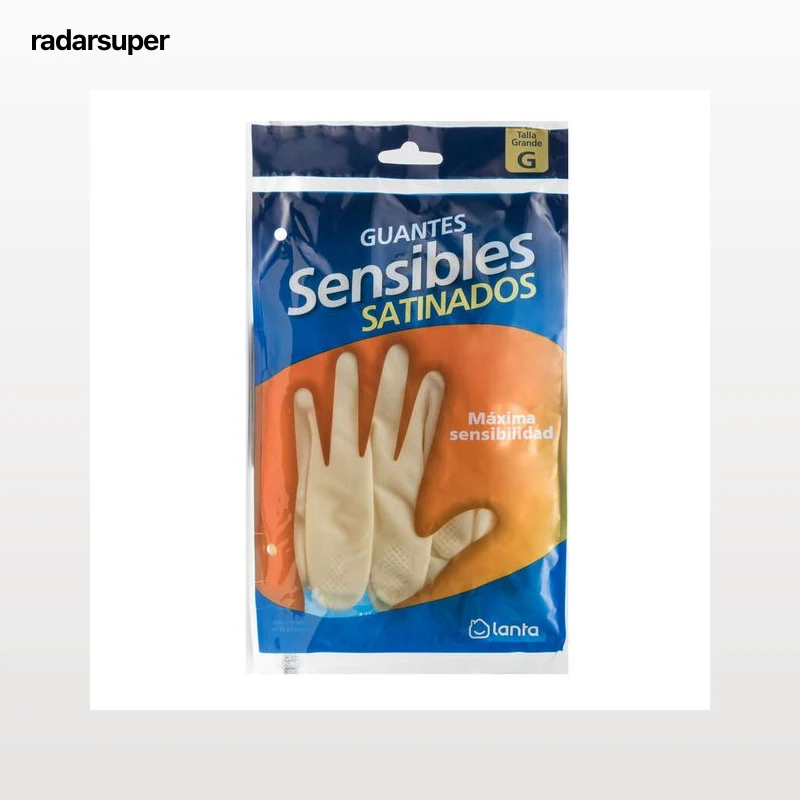 Guantes satinados Lanta sensibles talla grande