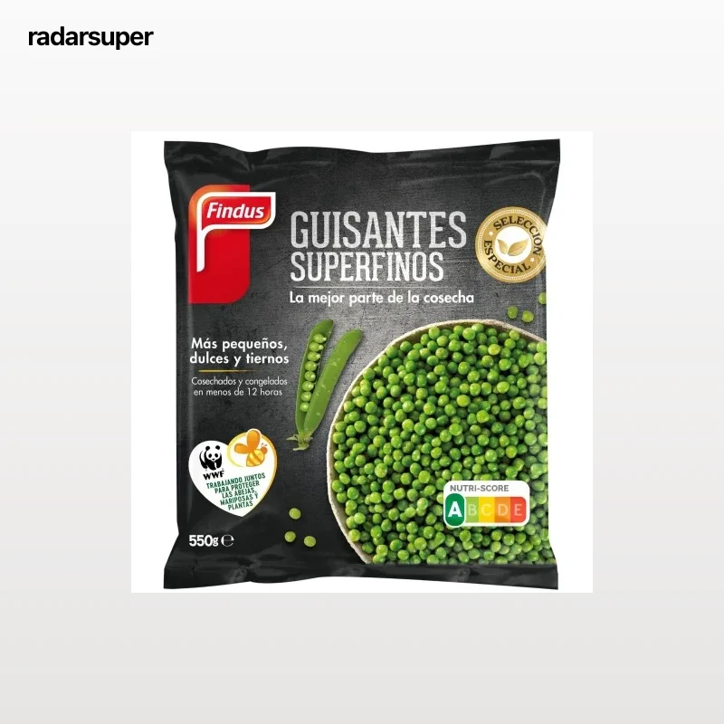 Guisante superfino Findus 550 g.