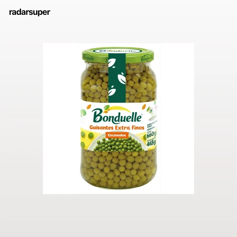 Guisantes extra finos Bonduelle 465 g.