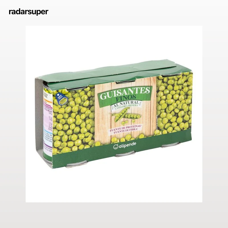 Guisantes finos Alipende 95g pack3