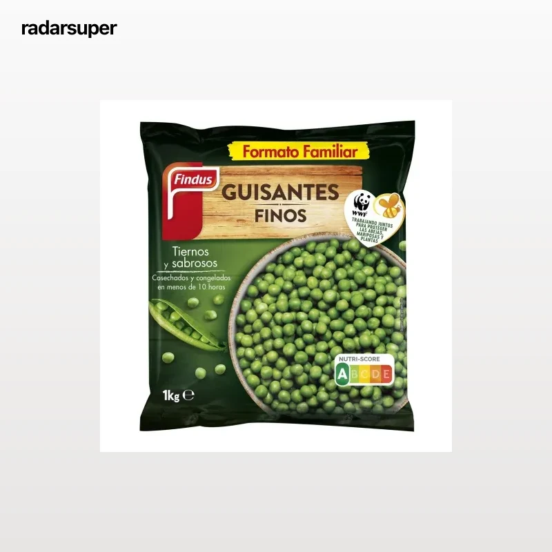 Guisantes finos Findus 1 kg.