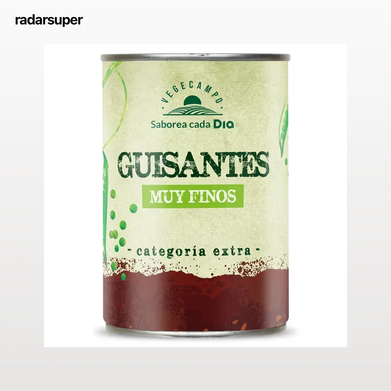 Guisantes muy finos Dia Vegecampo 250 g