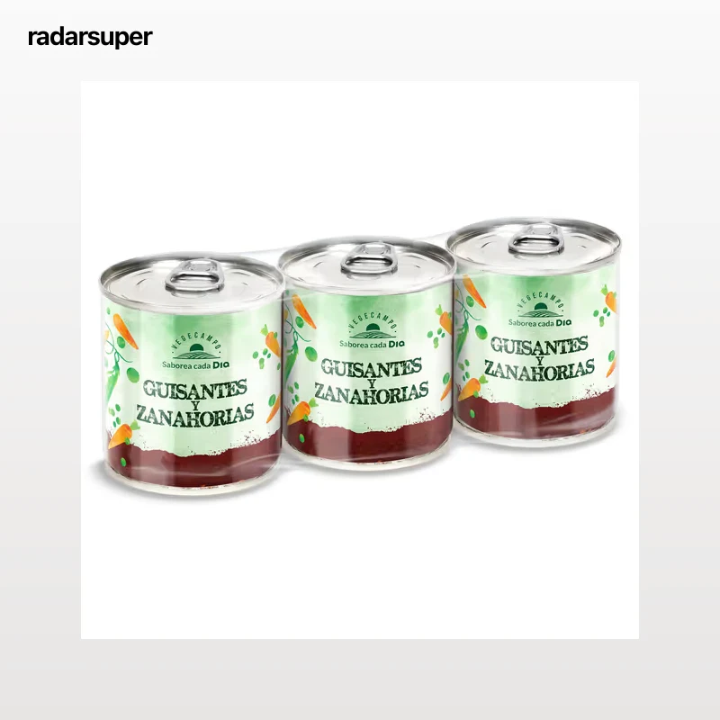 Guisantes y zanahorias Dia Vegecampo 3 x 130 g
