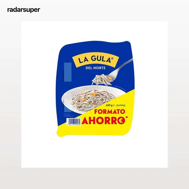 LA GULA DEL NORTE Sucedáneo de angulas LA GULA DEL NORTE pack 2 uds. x 210 g.