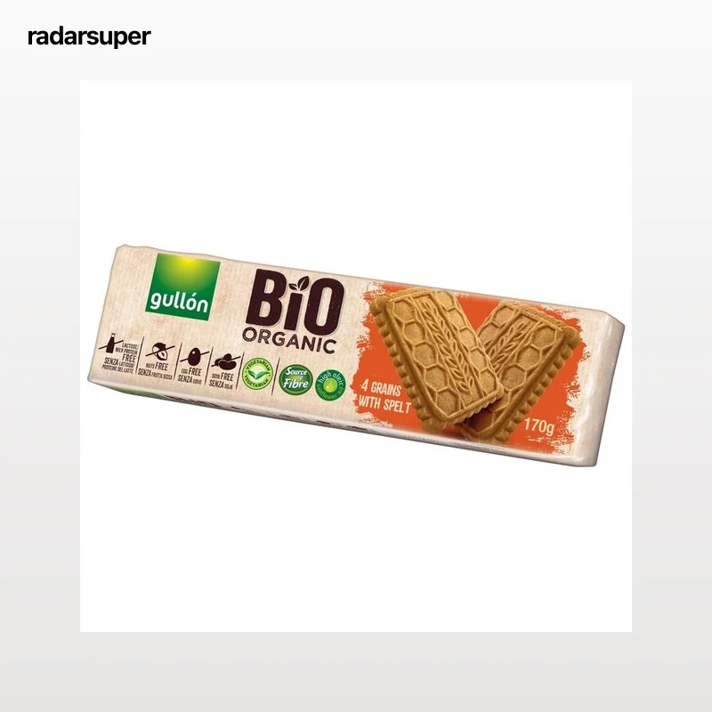GULLÒN BIO ORGANIC Galletas espelta ecológicas 170 g.