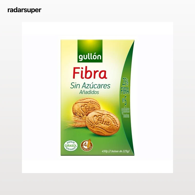 GULLÓN Diet Galletas de fibra 450 g.