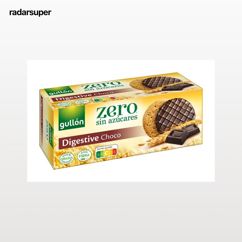Gullón digestive zero sin azúcares añadidos de chocolate Gullón 270g