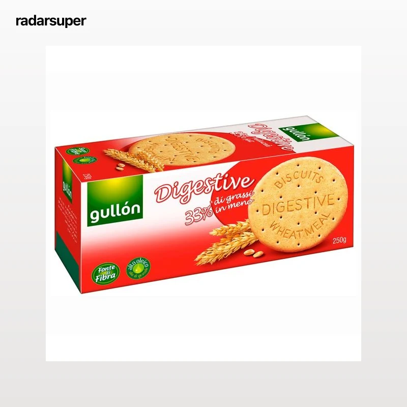 GULLÓN Galleta digest 33 % menos grasa 250 gr.