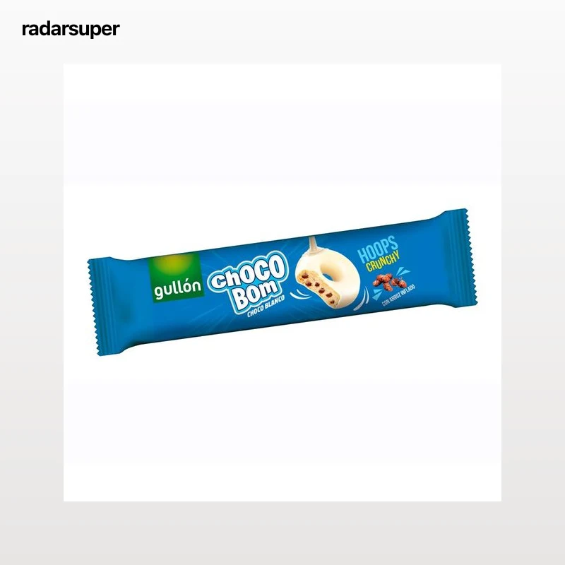 GULLÓN Galletas chocobom chocolate blanco 128 gr.