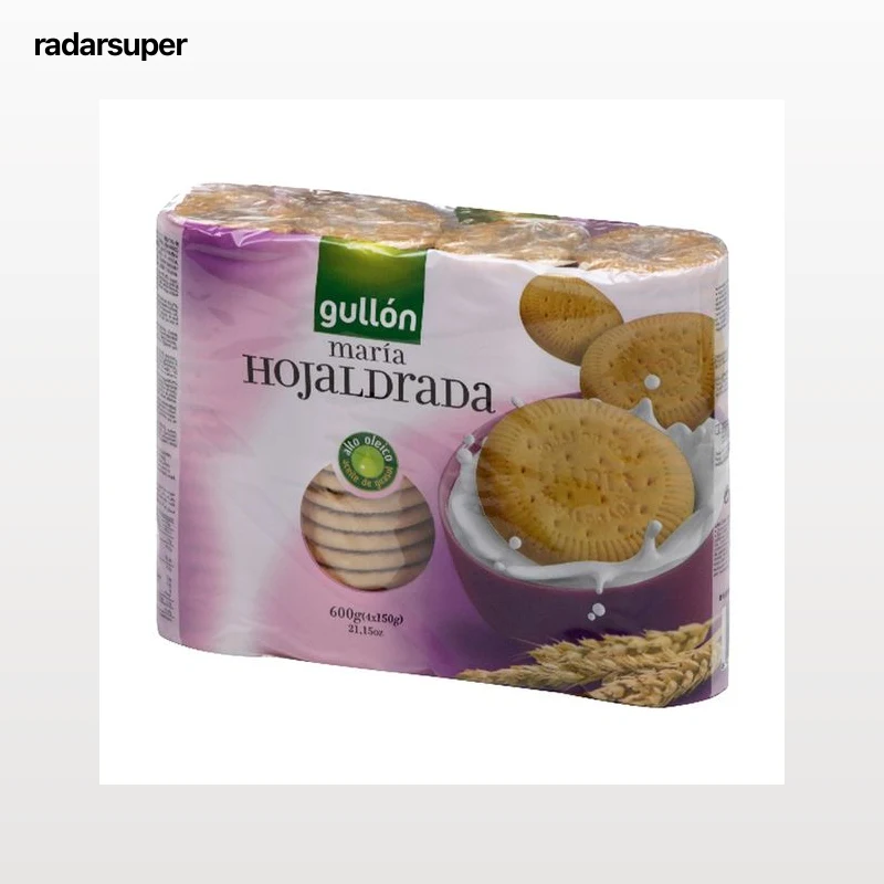 GULLÓN Galletas María hojaldrada 600 g.
