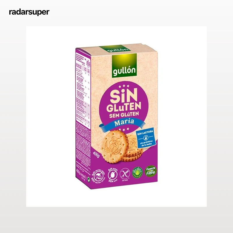 GULLÓN Galletas María Integral Sin Gluten 400 gr.