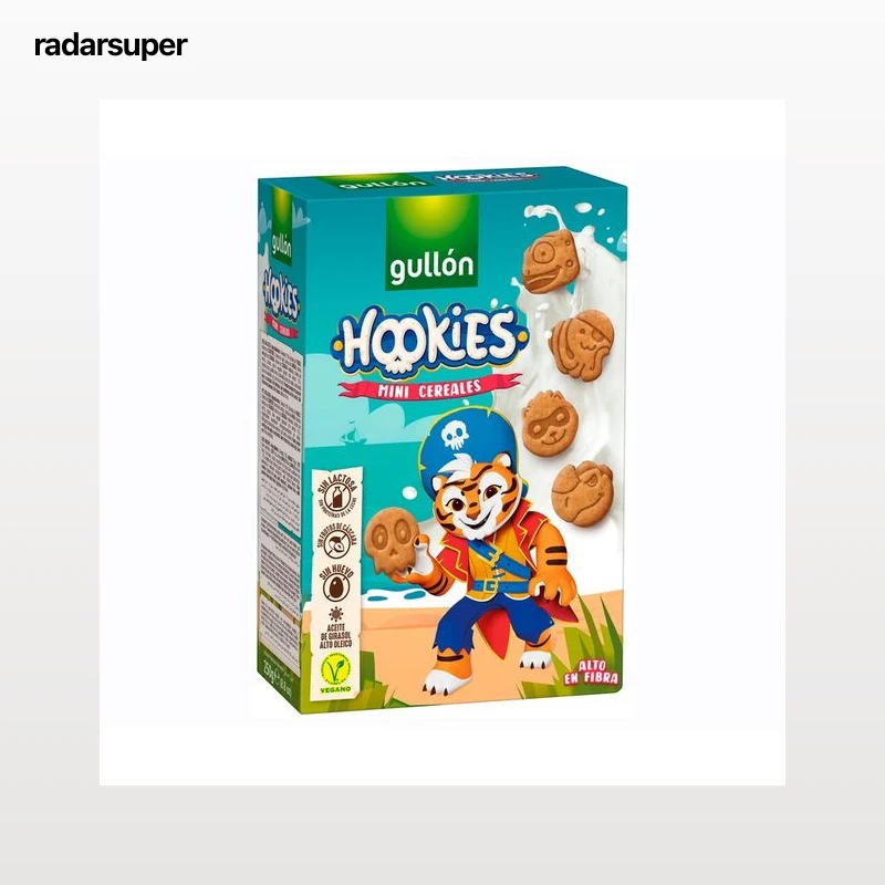 GULLÓN Galletas mini cereales Hookies 250 g.
