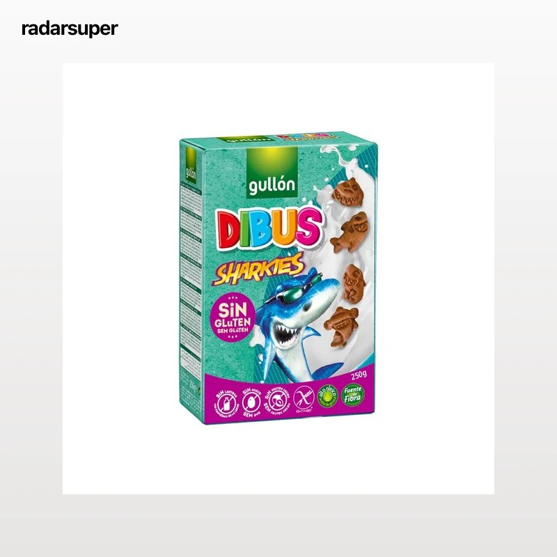 GULLÓN Galletas sin gluten, elaborada especialmente para celiacos 250 g.