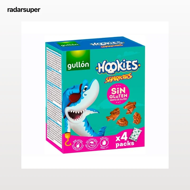 GULLÓN Mini sharkies sin gluten hookies 160 gr.