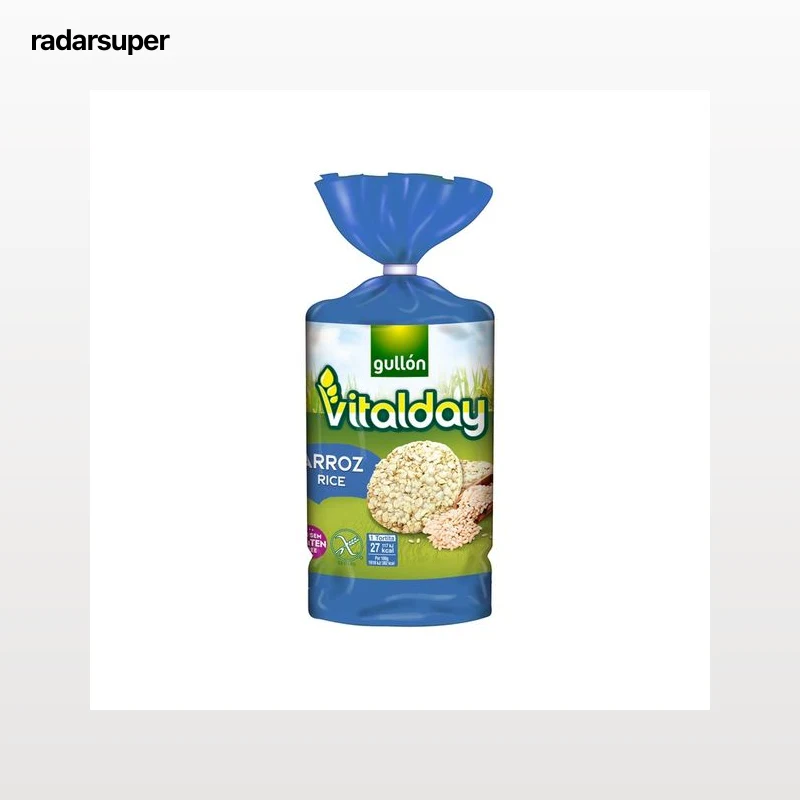 GULLÓN VITALDAY Tortitas de arroz 130 g.