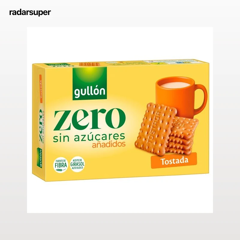 GULLÓN Zero Galletas sin azúcares añadidos 350 g.