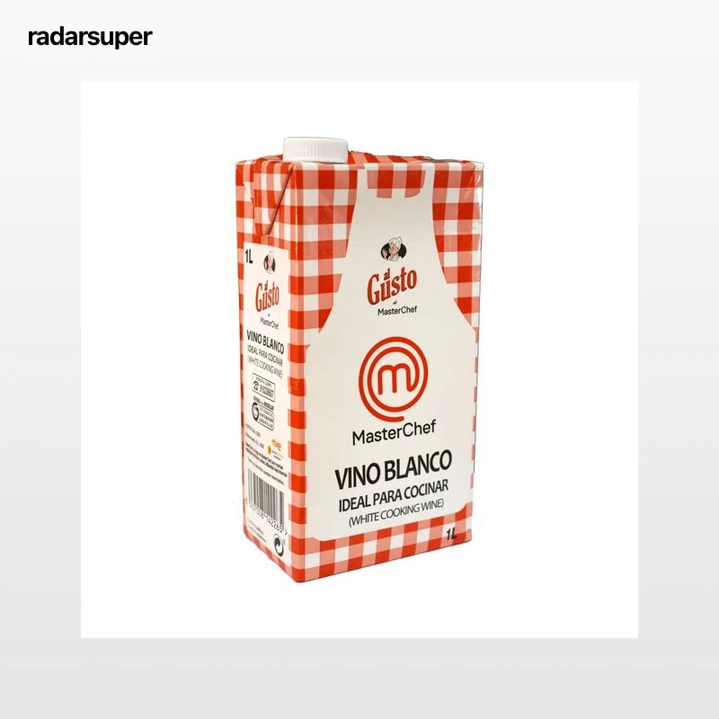 AL GUSTO Vino blanco para cocinar AL GUSTO Masterchef brik de 1 l.