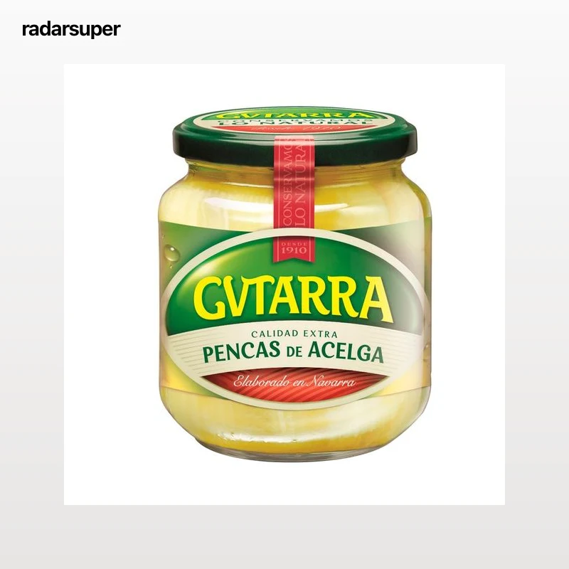 GVTARRA Pencas de acelgas frasco de 350 g.