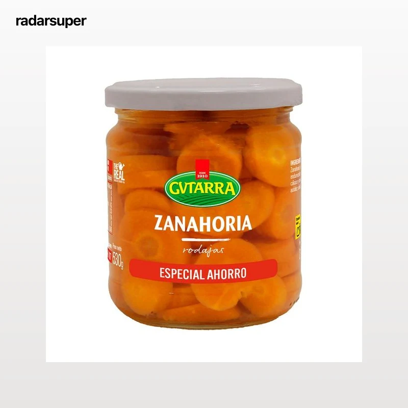 GVTARRA Zanahoria en rodajas 210gr