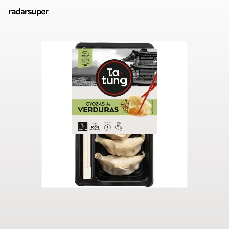 Gyoza de verduras Ta-Tung 144 g.