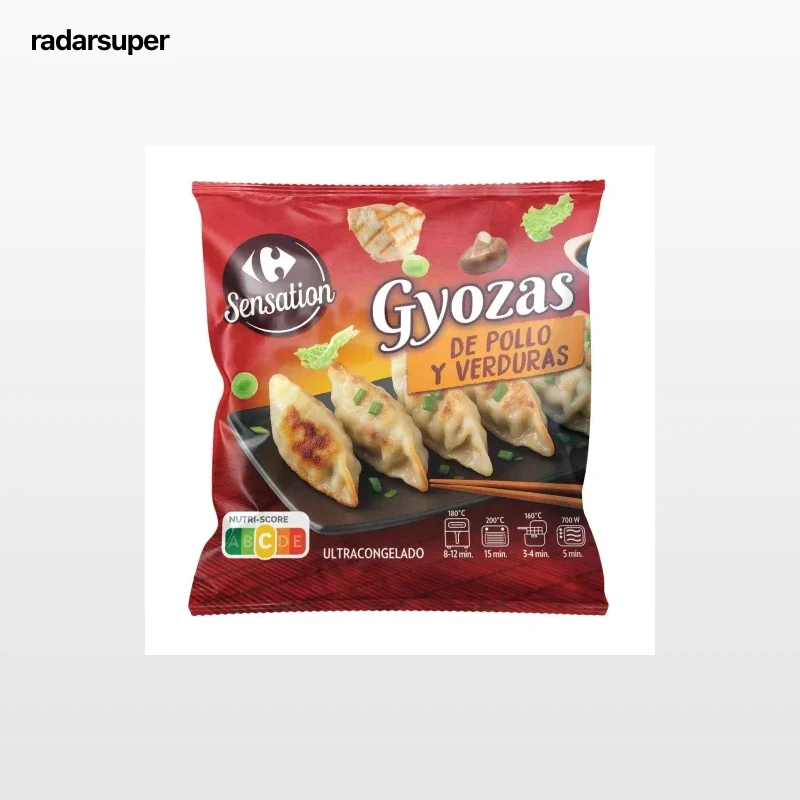Gyozas de pollo y verduras Carrefour Sensation 400 g.