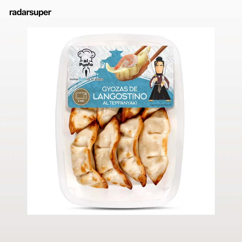 Gyozas de langostino al teppanyaki Dia Al Punto 140 g
