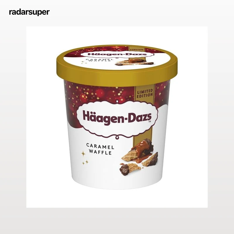 HÄAGEN-DAZS Limited edition Tarrina de helado de caramelo, chocolate y trozos de gofre 420 ml.