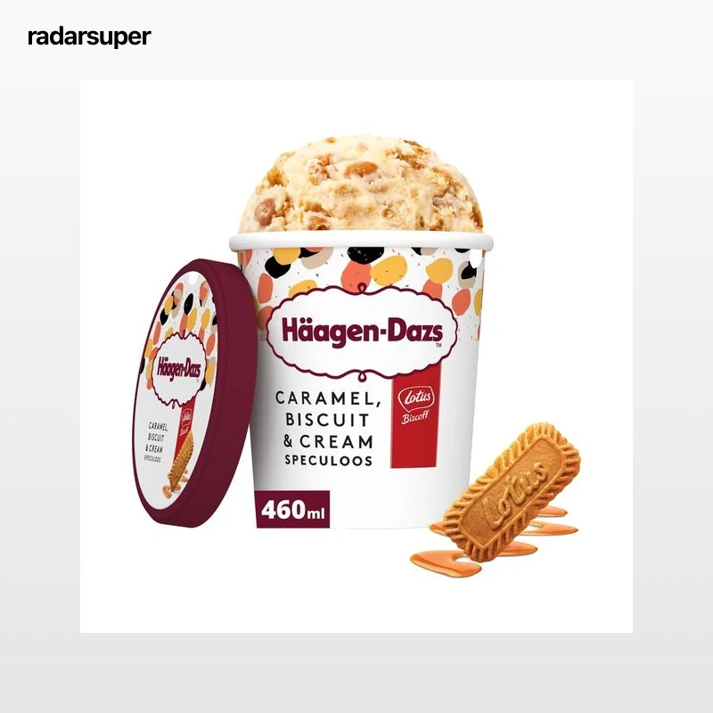 HÄAGEN-DAZS Tarrina helado de caramelo con trocitos de galletas caramelizadas 460 ml.