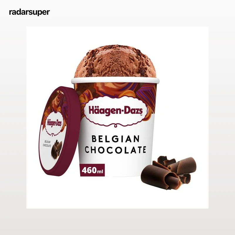 HÄAGEN-DAZS Tarrina de helado crema con chocolate belga 500 ml.