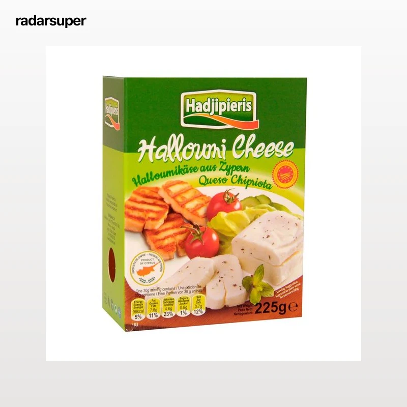 HADJIPIERIS Queso Halloumi con denominación de origen protegida (DOP) 225 g.