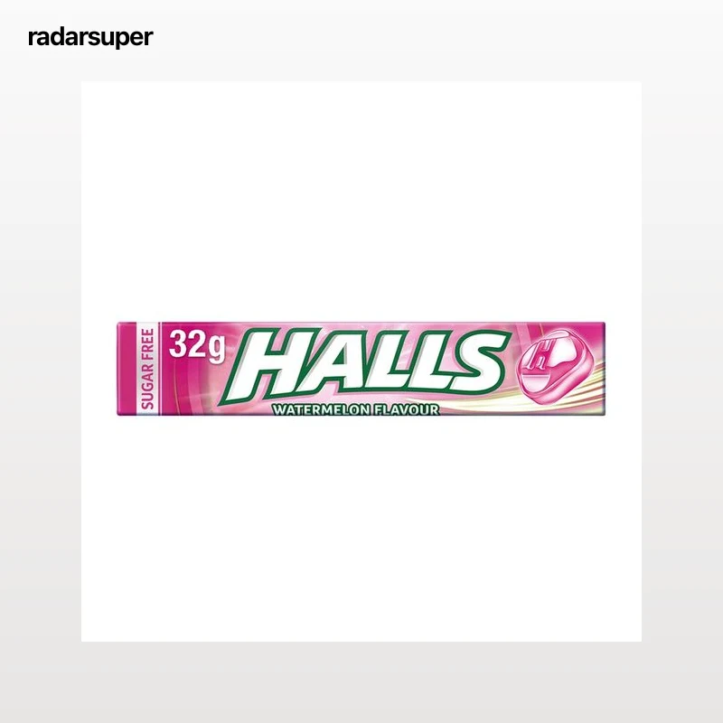 HALLS Caramelos de sandía sin azúcar 32 g.
