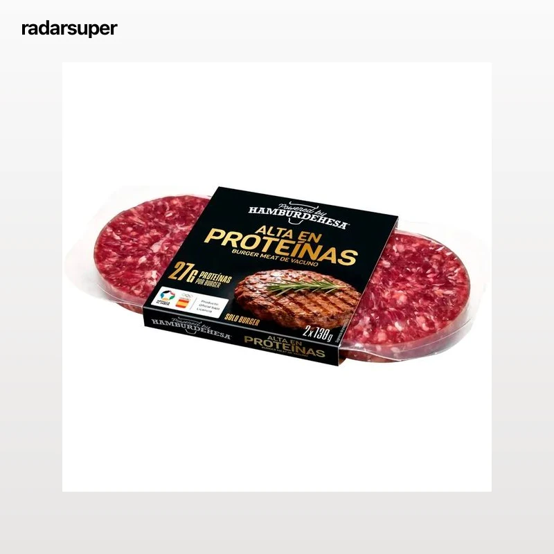 HAMBURDEHESA Burguer alta en proteínas bipack 2 x 130 g.