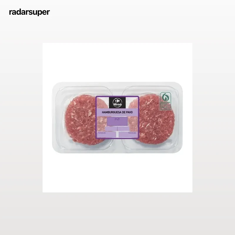 Hamburguesa de pavo Carrefour 320 g