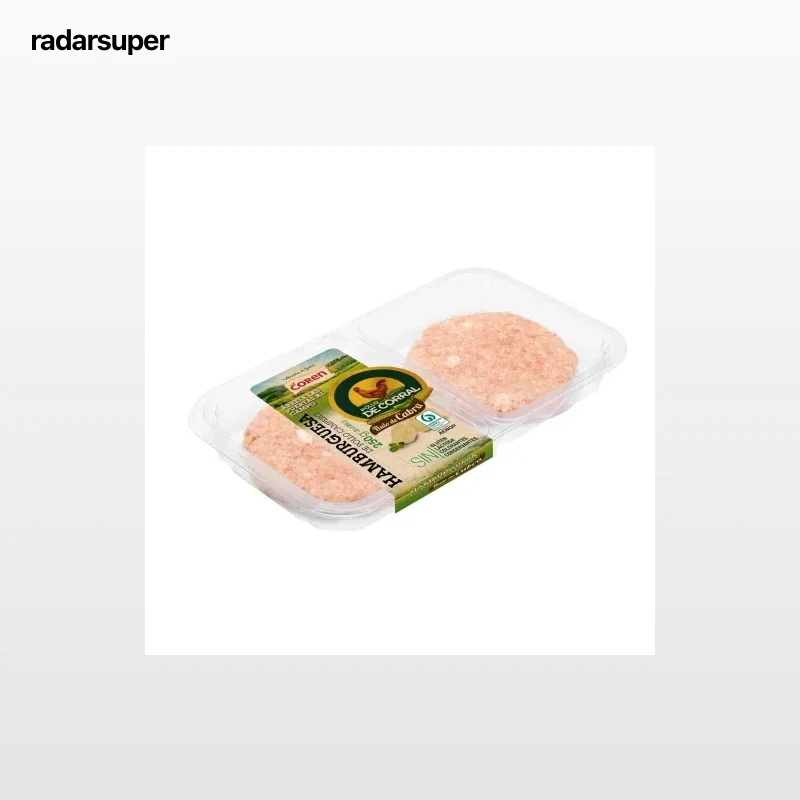 Hamburguesa de pollo de corral y rulo de cabra Coren 2x125 g