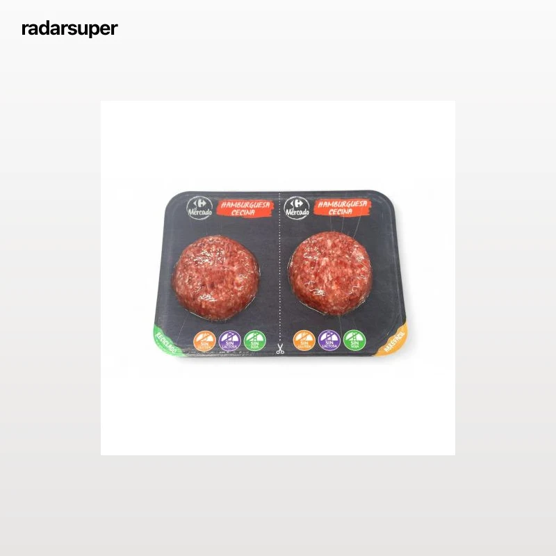 Hamburguesa de vacuno con cecina El Mercado 300 g