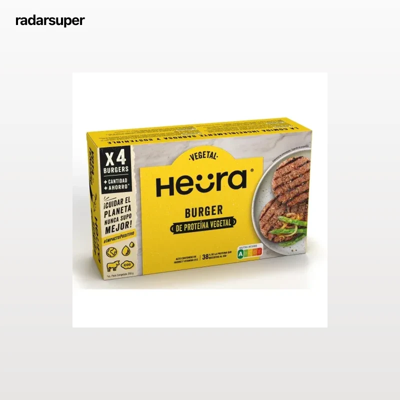 Hamburguesa original Heura 400 g.