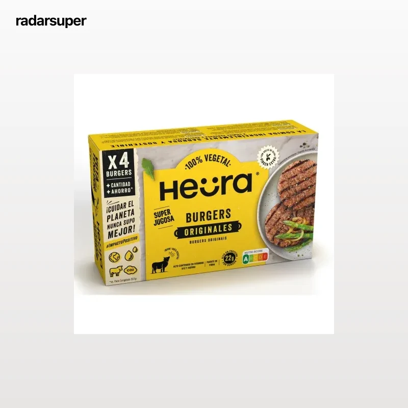 Hamburguesa originales Heura sin gluten 440 g